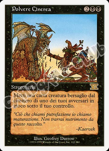 112 / 350 Polvere Cinerea rara (IT) -NEAR MINT-