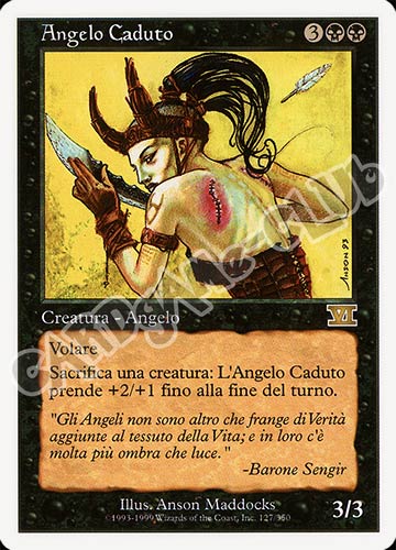 127 / 350 Angelo Caduto rara (IT) -NEAR MINT-