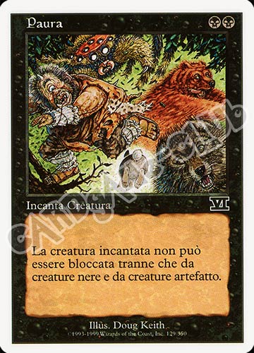 129 / 350 Paura comune (IT) -NEAR MINT-