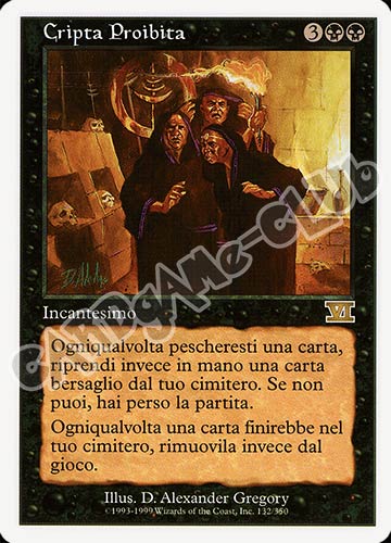 132 / 350 Cripta Proibita rara (IT) -NEAR MINT-