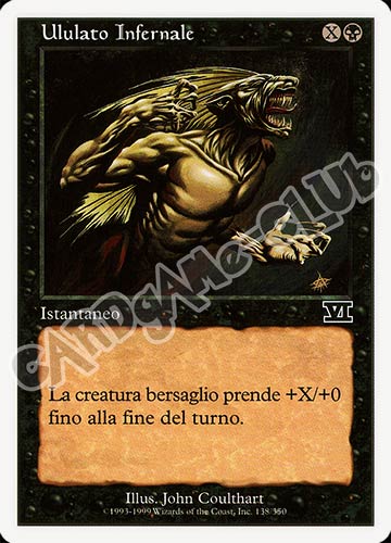 138 / 350 Ululato Infernale comune (IT) -NEAR MINT-