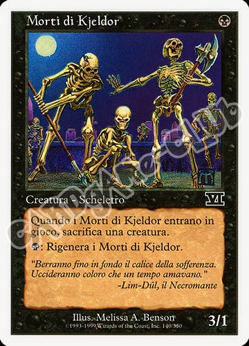 140 / 350 Morti di Kjeldor comune (IT) -NEAR MINT-