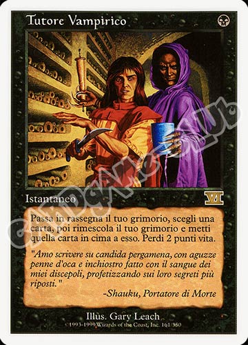 161 / 350 Tutore Vampirico rara (IT) -NEAR MINT-