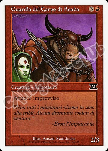 164 / 350 Guardia del Corpo di Anaba comune (IT) -NEAR MINT-