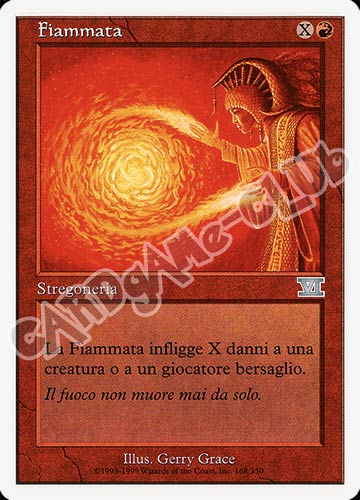 168 / 350 Fiammata non comune (IT) -NEAR MINT-