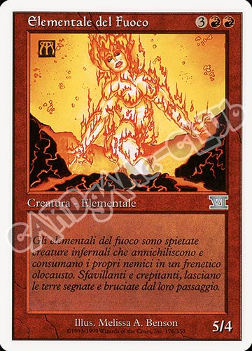 176 / 350 Elementale del Fuoco non comune (IT) -NEAR MINT-