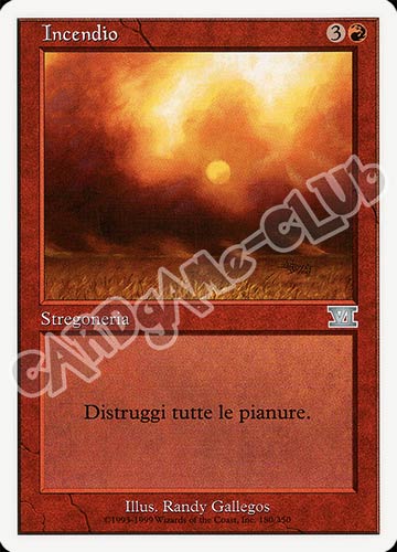 180 / 350 Incendio non comune (IT) -NEAR MINT-