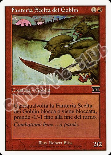 183 / 350 Fanteria Scelta dei Goblin comune (IT) -NEAR MINT-
