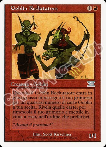 186 / 350 Goblin Reclutatore non comune (IT) -NEAR MINT-