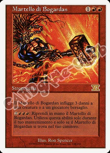 188 / 350 Martello di Bogardan rara (IT) -NEAR MINT-