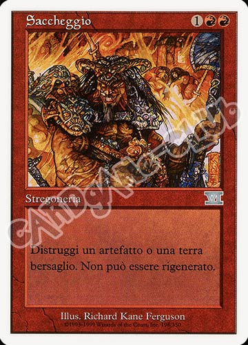 198 / 350 Saccheggio non comune (IT) -NEAR MINT-