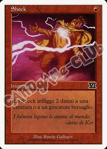 206 / 350 Shock comune (IT) -NEAR MINT-