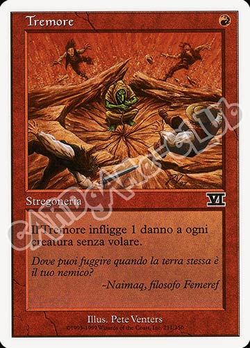 211 / 350 Tremore comune (IT) -NEAR MINT-
