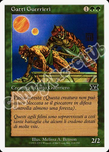 219 / 350 Gatti Guerrieri comune (IT) -NEAR MINT-