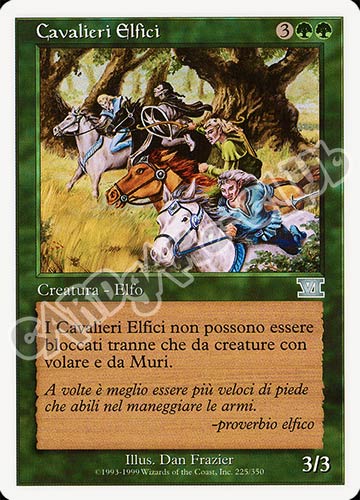 225 / 350 Cavalieri Elfici non comune (IT) -NEAR MINT-