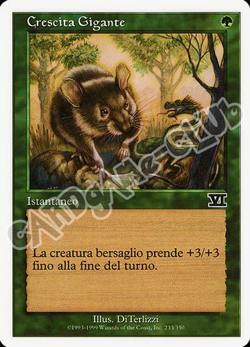 233 / 350 Crescita Gigante comune (IT) -NEAR MINT-