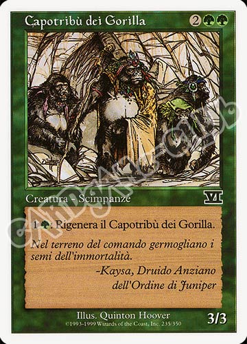 235 / 350 Capotribu' dei Gorilla comune (IT) -NEAR MINT-