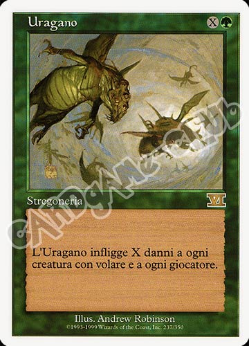 237 / 350 Uragano rara (IT) -NEAR MINT-