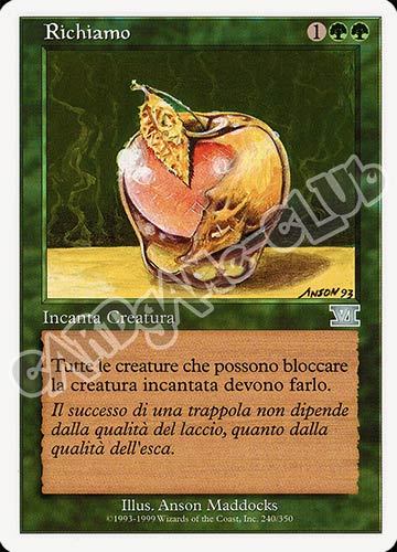 240 / 350 Richiamo non comune (IT) -NEAR MINT-