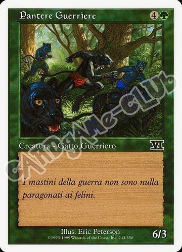 243 / 350 Pantere Guerriere comune (IT) -NEAR MINT-