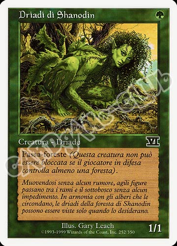 252 / 350 Driadi di Shanodin comune (IT) -NEAR MINT-