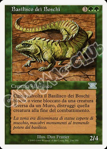 256 / 350 Basilisco dei Boschi non comune (IT) -NEAR MINT-