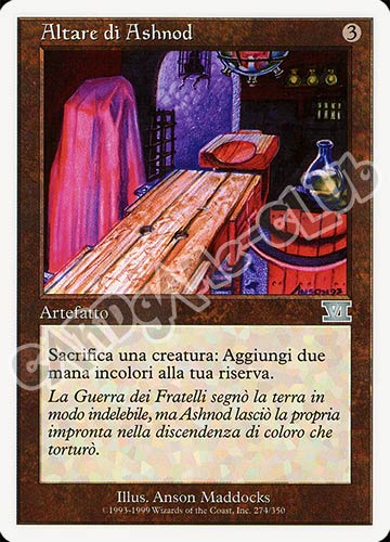 274 / 350 Altare di Ashnod non comune (IT) -NEAR MINT-