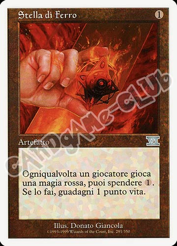291 / 350 Stella di Ferro non comune (IT) -NEAR MINT-