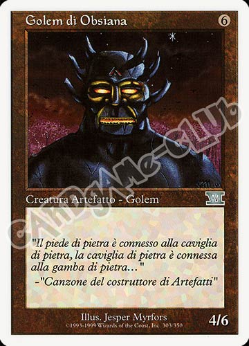 303 / 350 Golem di Obsiana non comune (IT) -NEAR MINT-