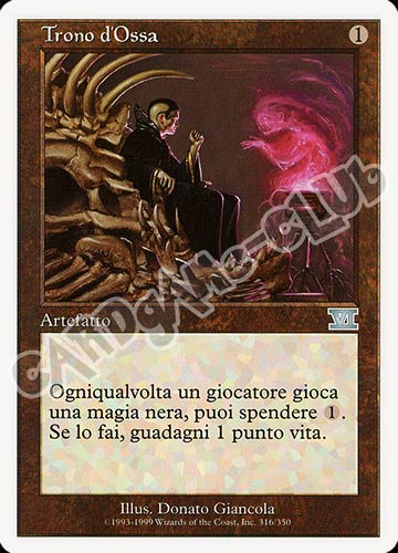 316 / 350 Trono d'Ossa non comune (IT) -NEAR MINT-