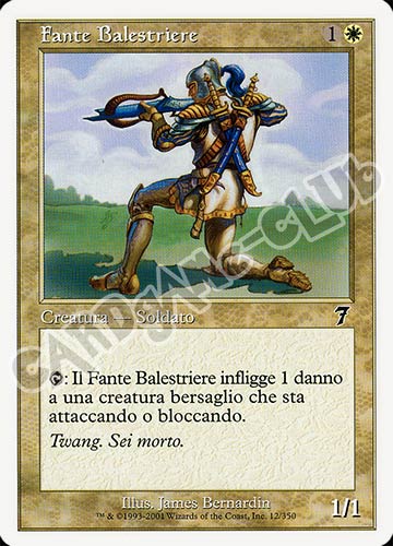 012 / 350 Fante Balestriere comune (IT) -NEAR MINT-