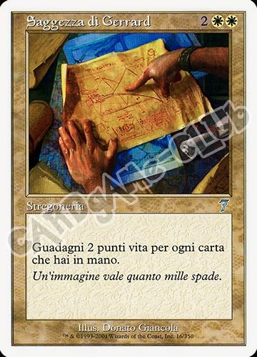 016 / 350 Saggezza di Gerrard non comune (IT) -NEAR MINT-