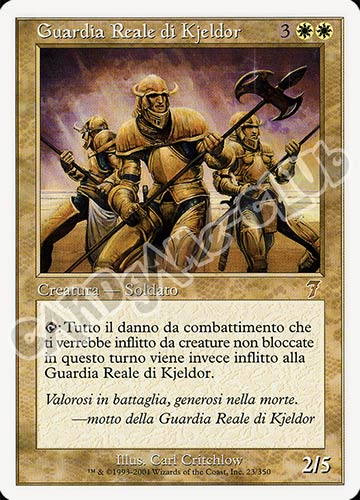 023 / 350 Guardia Reale di Kjeldor rara (IT) -NEAR MINT-