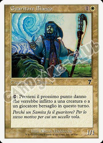 038 / 350 Guaritore Bianco comune (IT) -NEAR MINT-