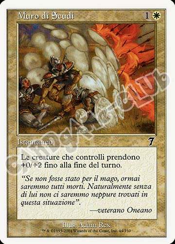044 / 350 Muro di Scudi comune (IT) -NEAR MINT-