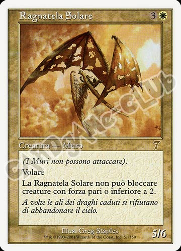 051 / 350 Ragnatela Solare rara (IT) -NEAR MINT-