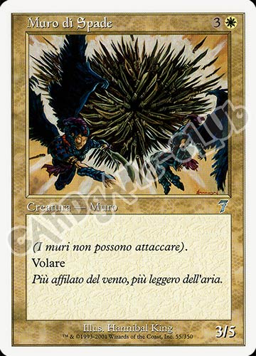 055 / 350 Muro di Spade non comune (IT) -NEAR MINT-