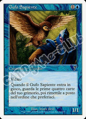096 / 350 Gufo Sapiente comune (IT) -NEAR MINT-