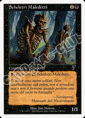 130 / 350 Scheletri Maledetti comune (IT) -NEAR MINT-