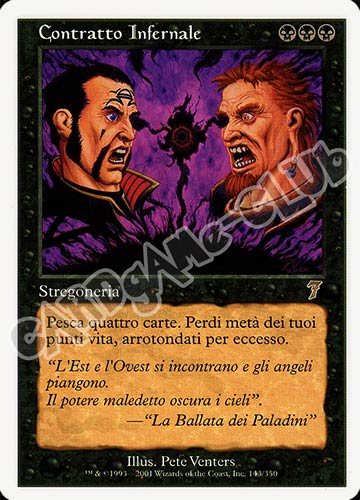 143 / 350 Contratto Infernale rara (IT) -NEAR MINT-