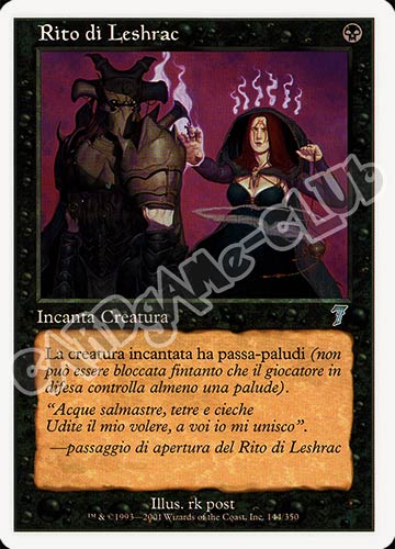 144 / 350 Rito di Leshrac non comune (IT) -NEAR MINT-