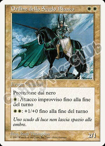 Ordine dello Scudo Bianco non comune (IT) -NEAR MINT-