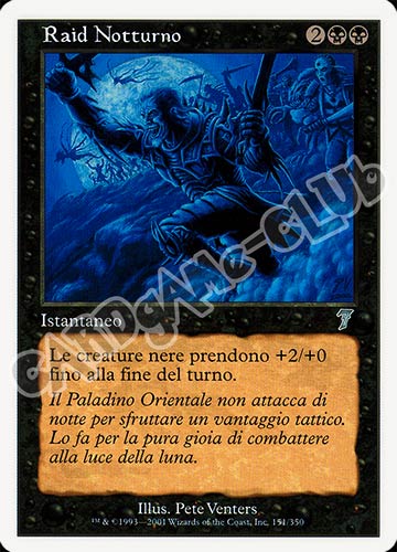 151 / 350 Raid Notturno non comune (IT) -NEAR MINT-
