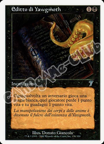 171 / 350 Editto di Yawgmoth non comune (IT) -NEAR MINT-