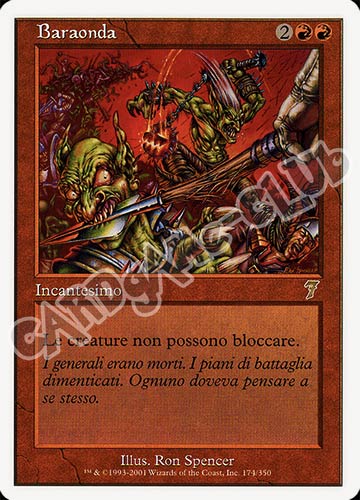 174 / 350 Baraonda rara (IT) -NEAR MINT-