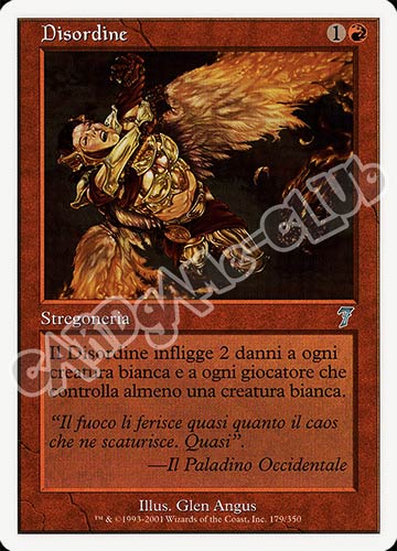 179 / 350 Disordine non comune (IT) -NEAR MINT-