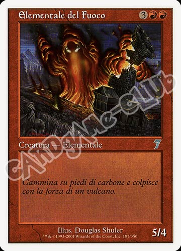 183 / 350 Elementale del Fuoco non comune (IT) -NEAR MINT-