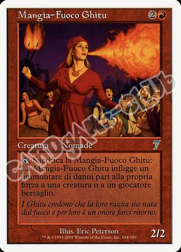 184 / 350 Mangiafuoco Ghitu non comune (IT) -NEAR MINT-