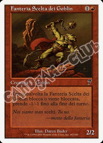 187 / 350 Fanteria Scelta dei Goblin comune (IT) -NEAR MINT-