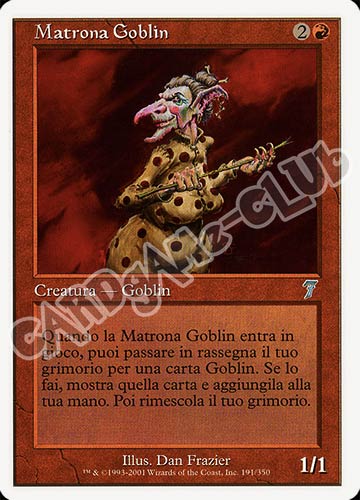 191 / 350 Matrona Goblin non comune (IT) -NEAR MINT-